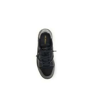 Black Calf Leather Bos Taurus Low Top Sneakers