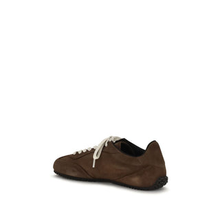 Brown Calf Leather Bos Taurus Low Top Sneakers