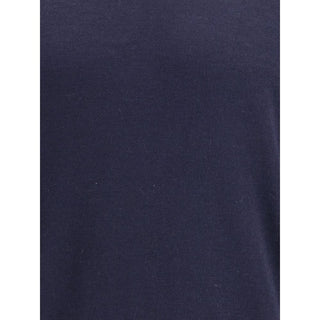 Suéter de cuello alto de lana Oves Aries azul