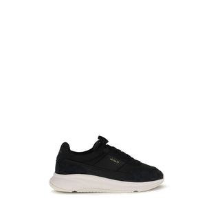 Black Polyester Athletic Sneakers
