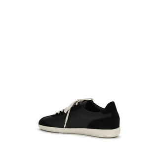 Black Calf Leather Bos Taurus Athletic Sneakers