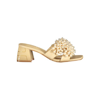 Beige Polyurethane Women's Sandal
