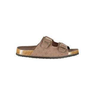 Brown Polyurethane Women's Sandal
