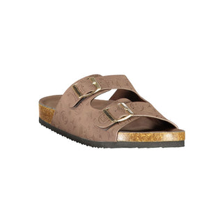 Brown Polyurethane Women's Sandal