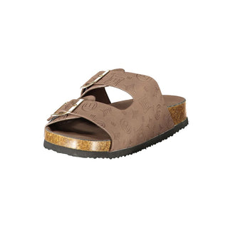 Brown Polyurethane Women's Sandal