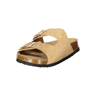 Beige Polyurethane Women's Sandal
