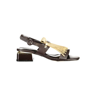 Brown Polyurethane Women's Sandal