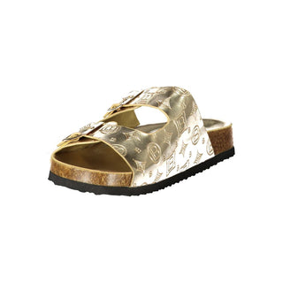 Gold Polyurethane Women's Sandal