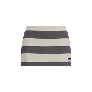 Multicolor Cotton Mini Skirt