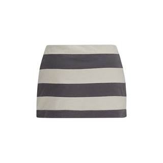 Multicolor Cotton Mini Skirt