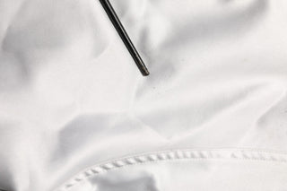 White DG Logo Polyester JerseyBomber Jacket