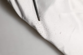 White DG Logo Polyester JerseyBomber Jacket