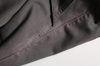 Dark Gray Cotton Straight Chino Trouser Pants