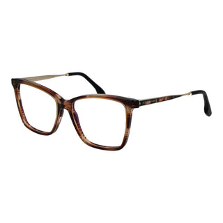 Gafas (monturas) de metal y plástico marrón