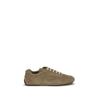 Brown Calf Leather Bos Taurus Athletic Sneakers