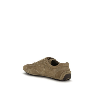 Brown Calf Leather Bos Taurus Athletic Sneakers