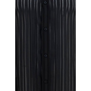Black Silk Dress Shirt