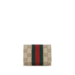 Beige Cotton Wallet