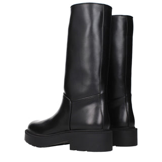Black Leather Boots
