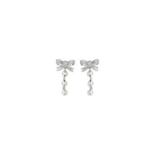 Silver Brass Earrings