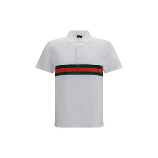 White Cotton Polo Shirt