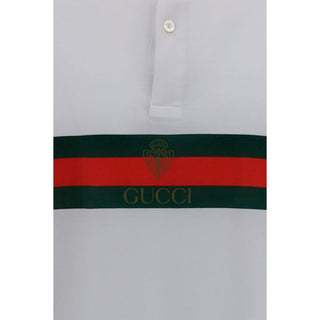 White Cotton Polo Shirt