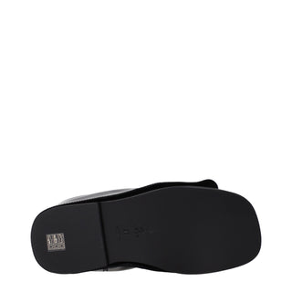 Zapatillas de cuero negras