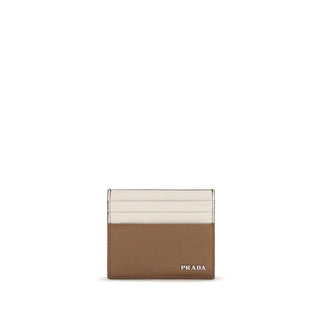 Beige Calf Leather Bos Taurus Wallet