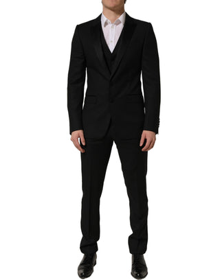 Dark Gray MARTINI Slim Fit Formal 3 Piece Suit