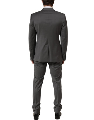 Traje formal de dos piezas MARTINI gris para hombre con corte slim fit