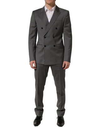 Traje formal de dos piezas MARTINI gris para hombre con corte slim fit