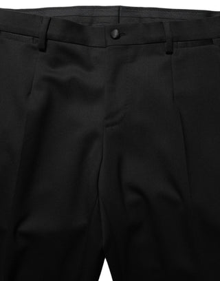 Traje Formal Slim Fit de 3 Piezas para Hombre de Lana Negro