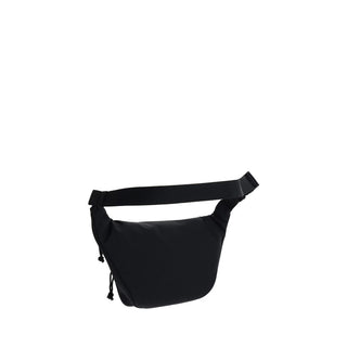 Black Polyester Clutch Bag