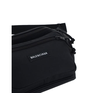Black Polyester Clutch Bag