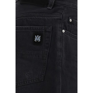 Black Cotton Jeans Denim