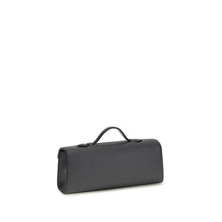 Gray Calf Leather Bos Taurus Handbag