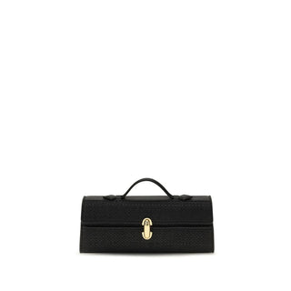 Black Raffia Handbag
