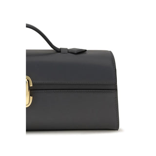 Gray Calf Leather Bos Taurus Handbag