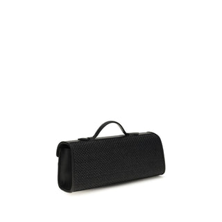 Black Raffia Handbag