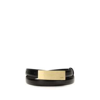Black Calf Leather Bos Taurus Regular Belt