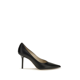 Black Calf Leather Bos Taurus High Heel Pumps