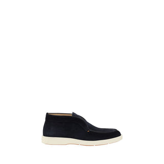 Blue Calf Leather Bos Taurus Ankle Boots