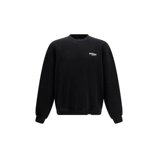 Black Cotton Sweatshirt