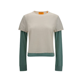 Beige Cotton Sweatshirt