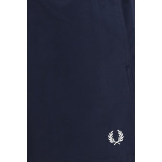 Pantalones cortos azules de poliéster reciclado