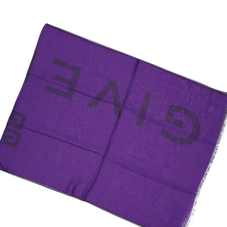 Purple Cashmere Foulard