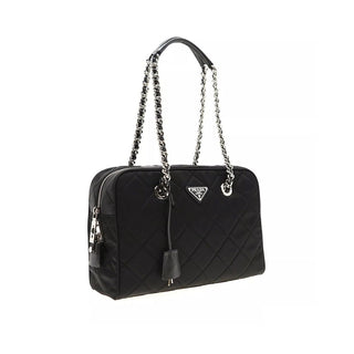 Bolso de hombro de nylon negro