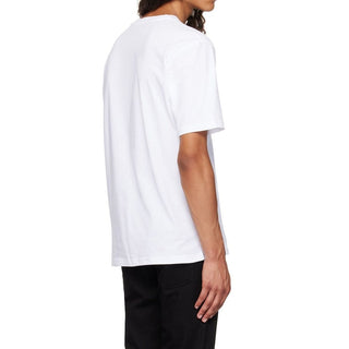 Camiseta de algodón blanca