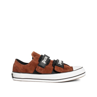 Brown Calfskin Low Top Sneakers