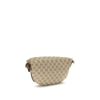 Bolso de hombro beige de poliéster